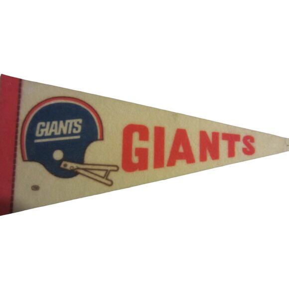 Vintage New York Giants NFL Felt Pennant Retro Football Collectible - Picture 3 of 7